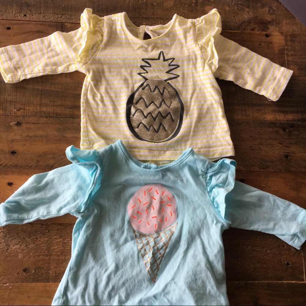 Cotton On Kids Ruffle Shoulder Long Sleeve